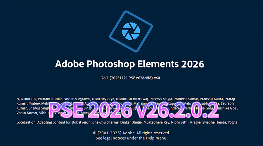 Adobe Photoshop Elements 2026 (v26.2.0.2) Free Cracked Version Download